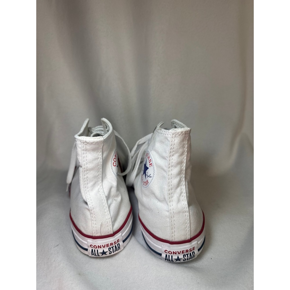 Converse Chuck Taylor All Star High Top White Canvas Mens 8 Womens 10 M7650 - Picture 5 of 8